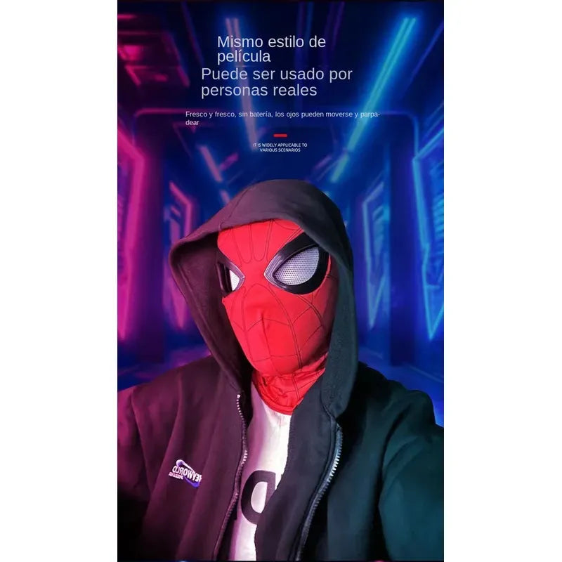 SpiderVision PRO™ - Máscara Spiderman con control  y movimiento