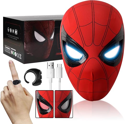 SpiderVision PRO™ - Máscara Spiderman con control  y movimiento
